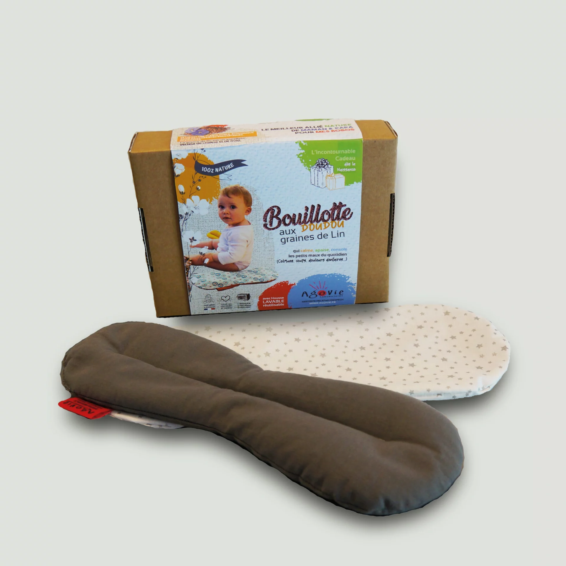 Bouillote Doudou aux graines de lin