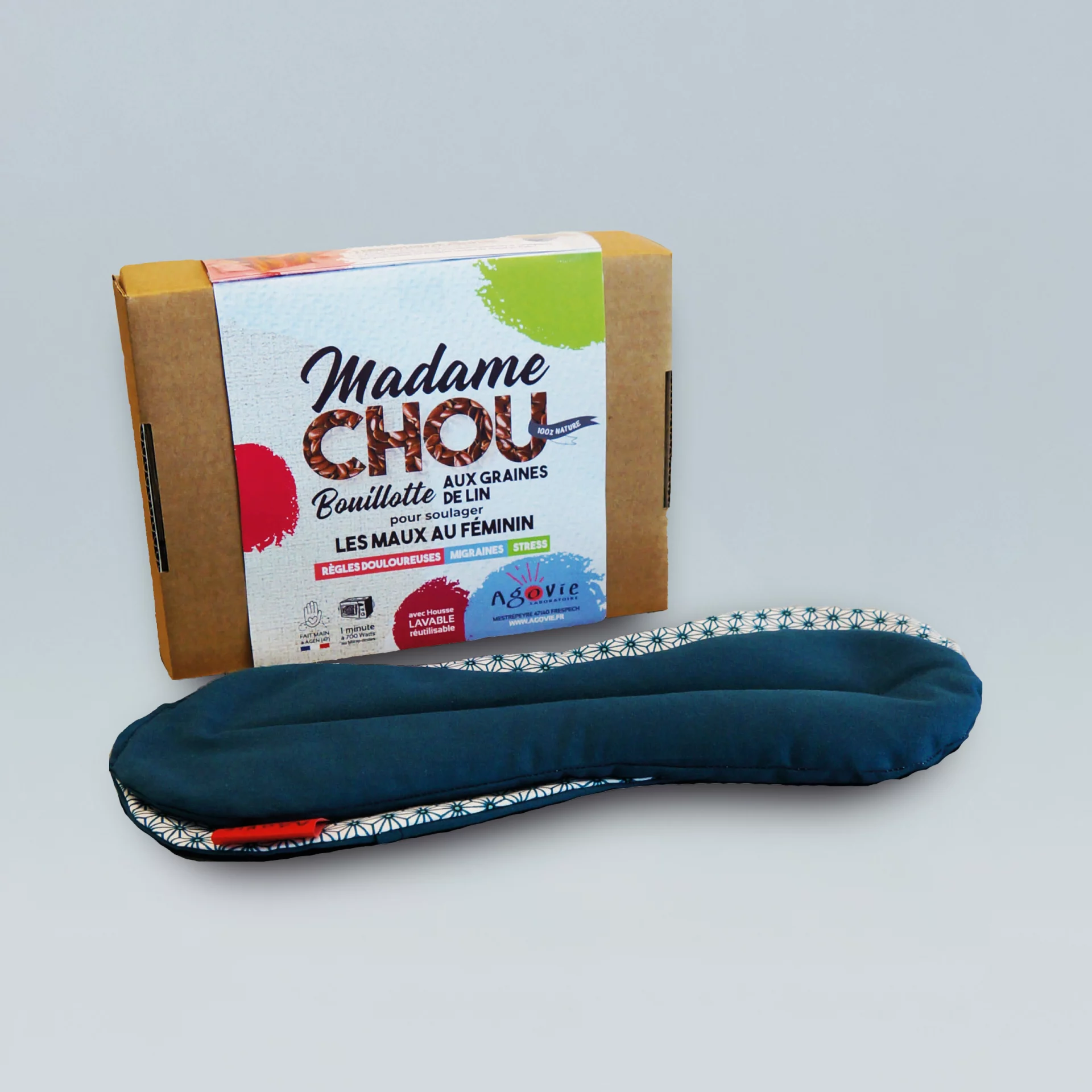Bouillote graines de lin Madame Chou